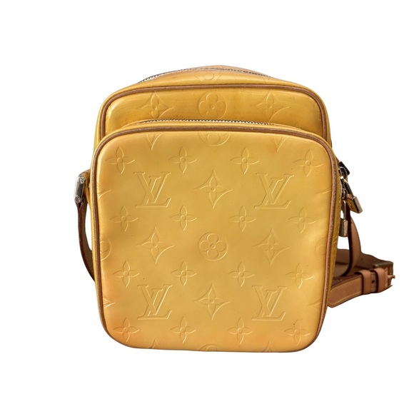 Louis Vuitton Handbags - Louis Vuitton Yellow Monogram Vernis Crossbody Bag